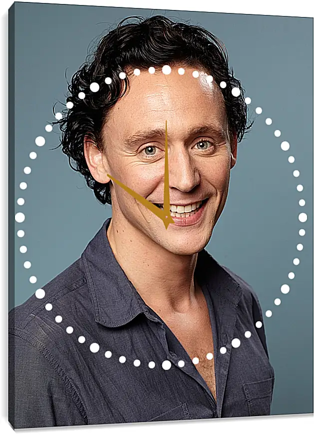Часы картина - Том Хиддлстон. Thomas Hiddleston