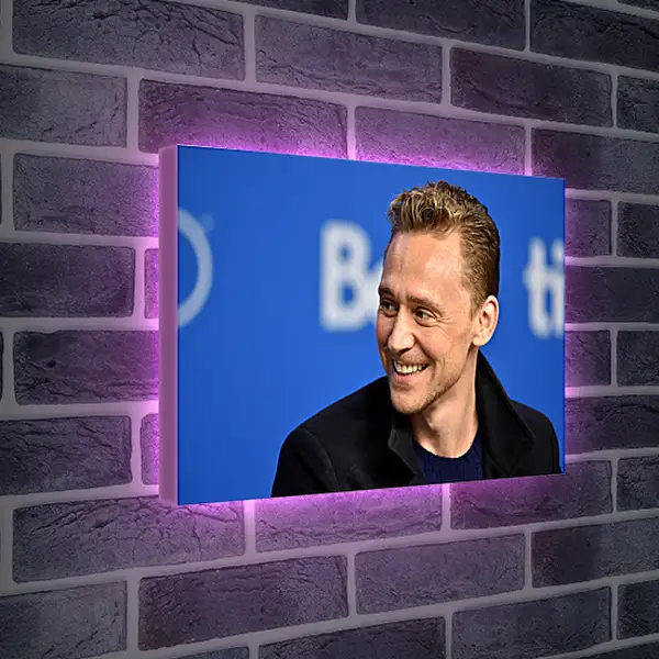 Лайтбокс световая панель - Том Хиддлстон. Thomas Hiddleston