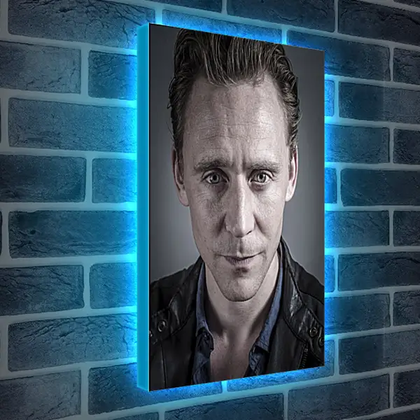 Лайтбокс световая панель - Том Хиддлстон. Thomas Hiddleston