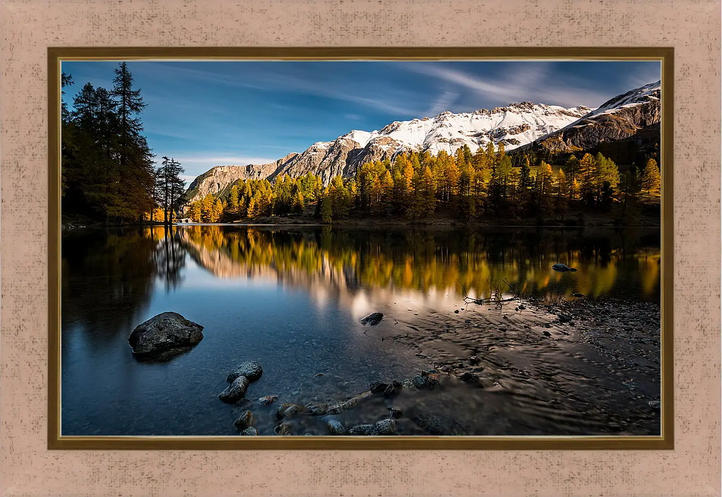 Картина в раме - Осень