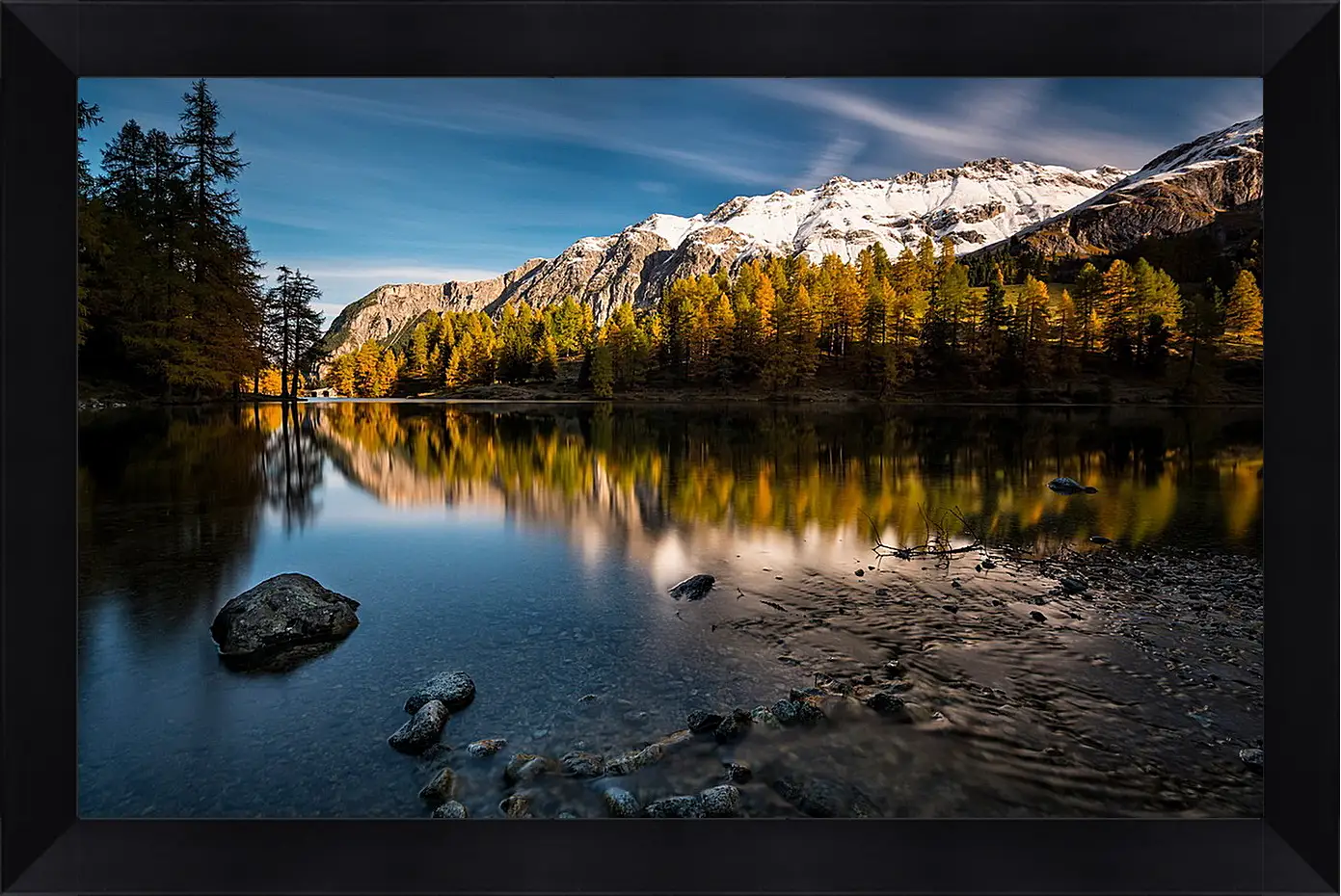 Картина в раме - Осень