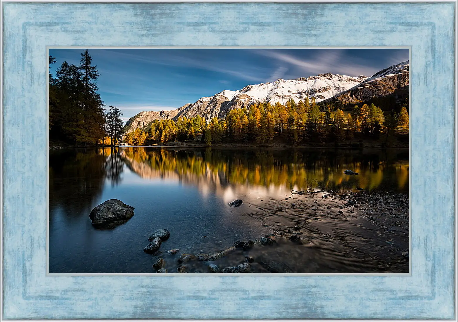 Картина в раме - Осень