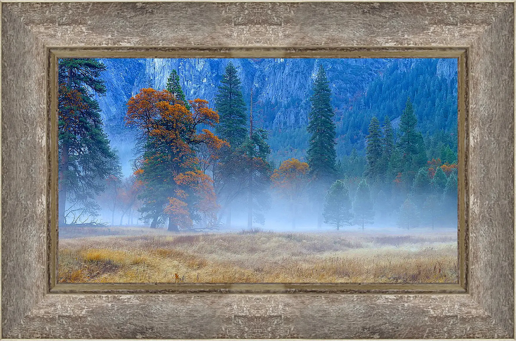 Картина в раме - Осень