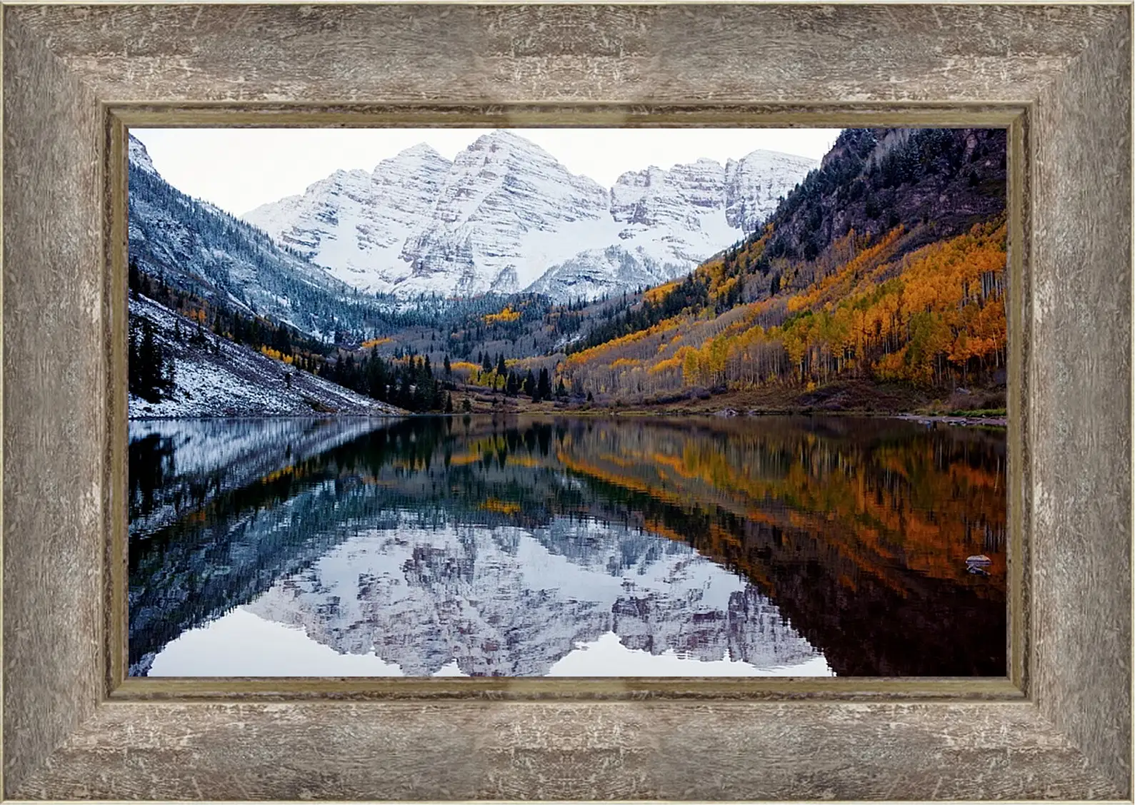 Картина в раме - Осень