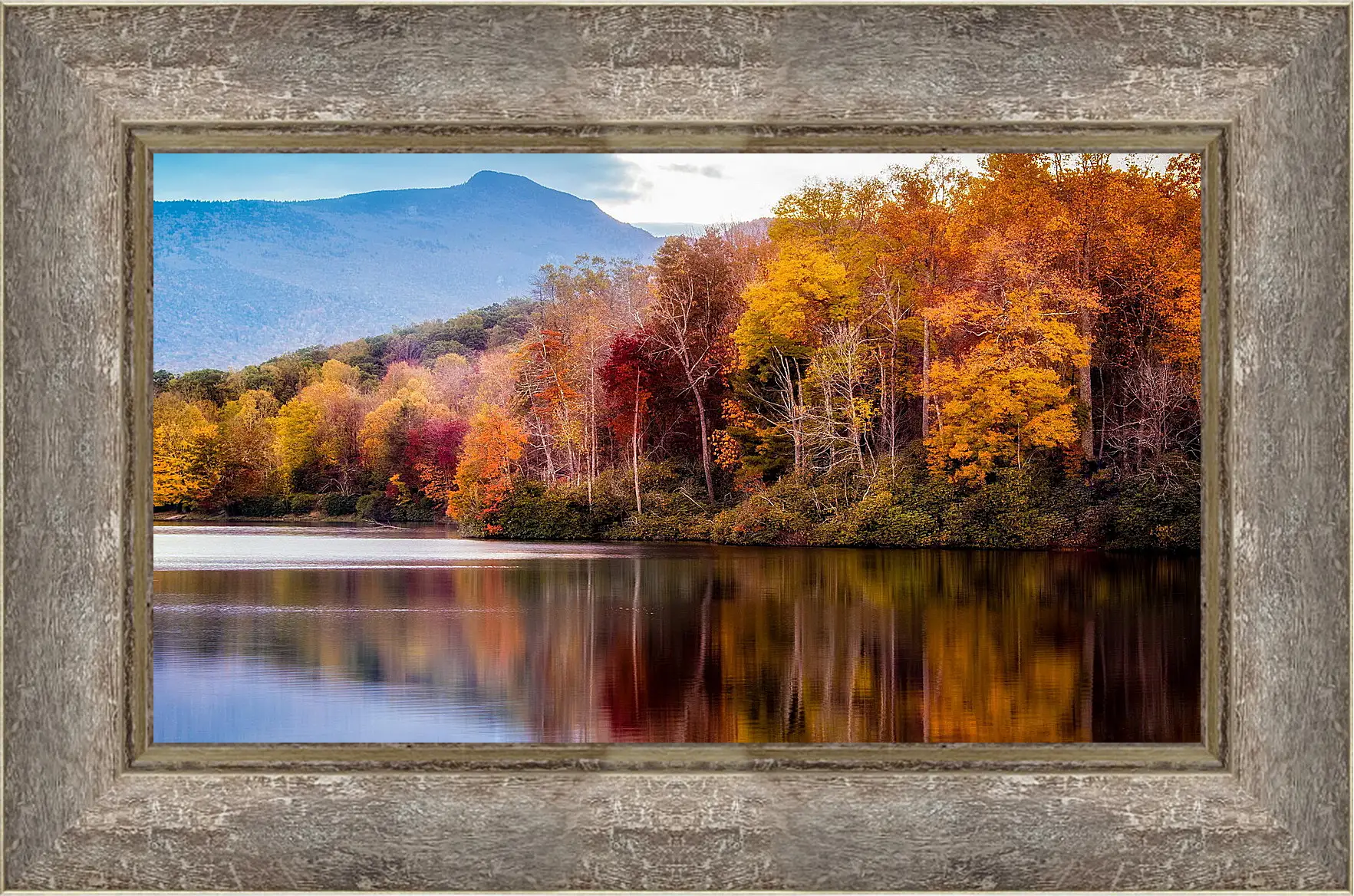 Картина в раме - Осень