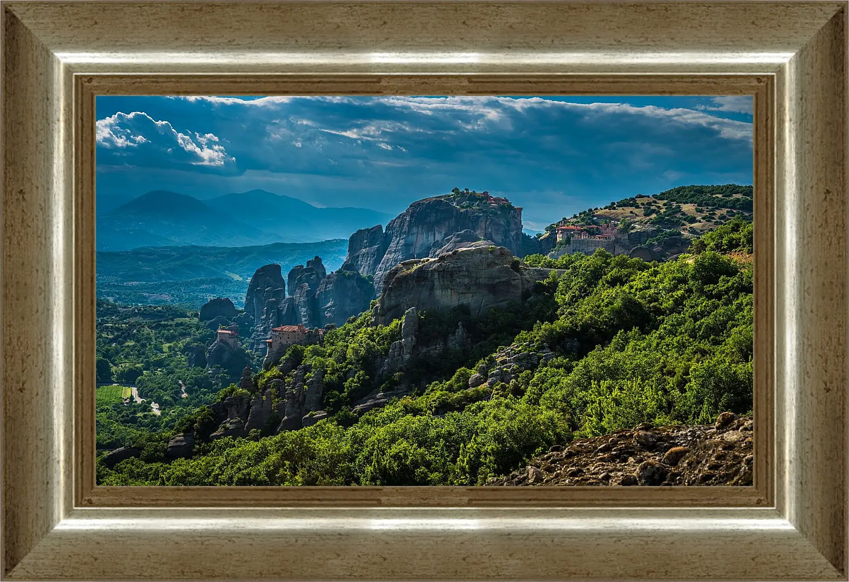 Картина в раме - Пейзаж