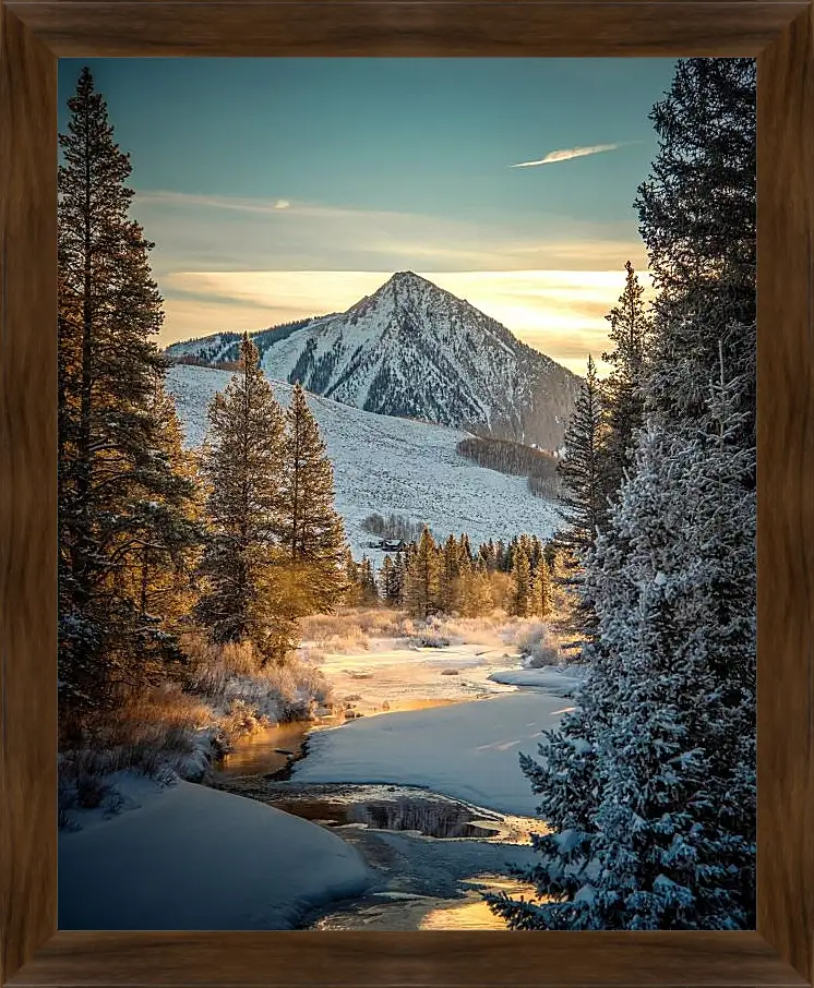 Картина в раме - Пейзаж