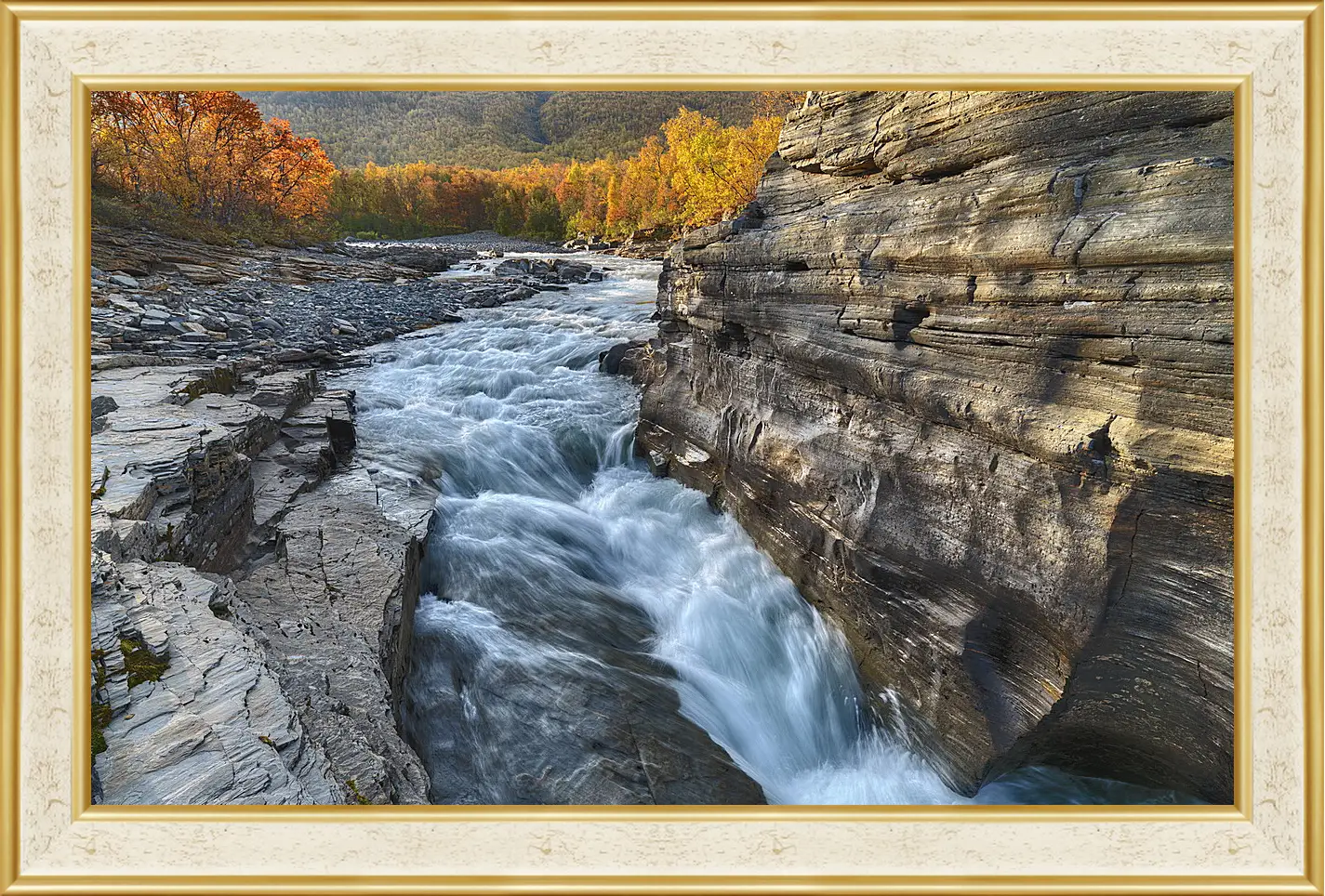 Картина в раме - Осень