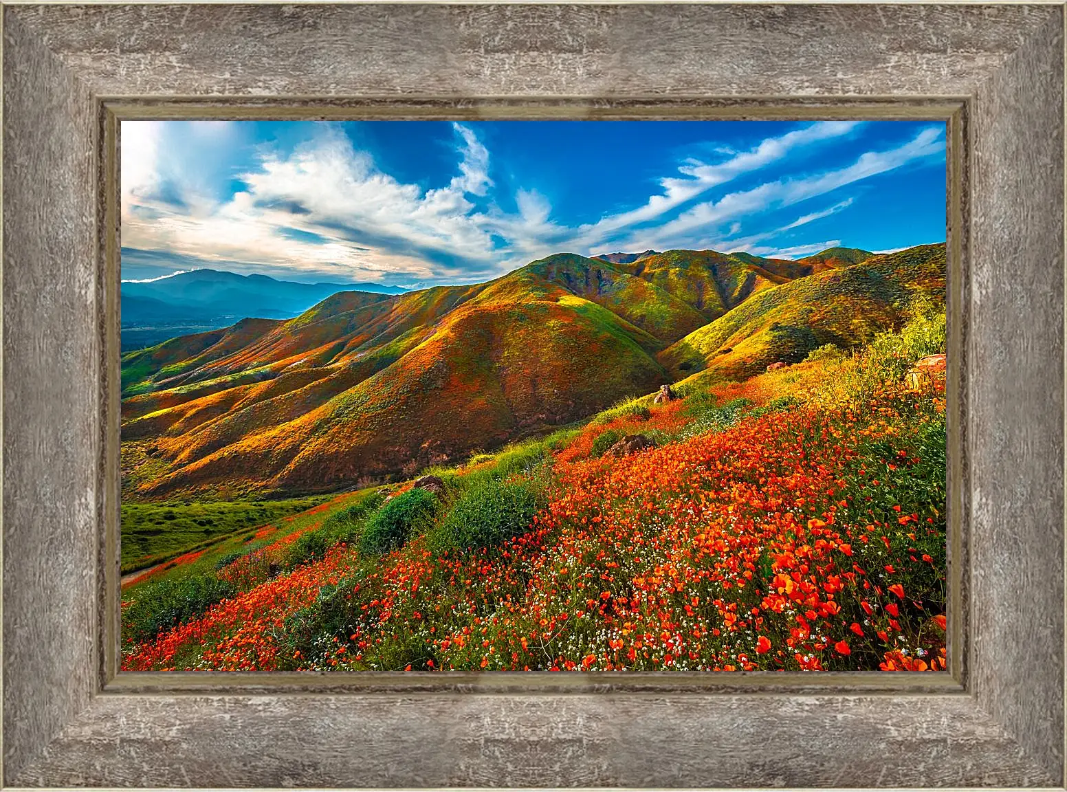 Картина в раме - Пейзаж
