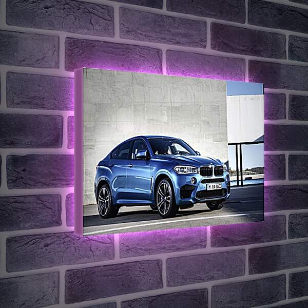 Лайтбокс световая панель - Синяя BMW