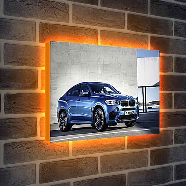 Лайтбокс световая панель - Синяя BMW
