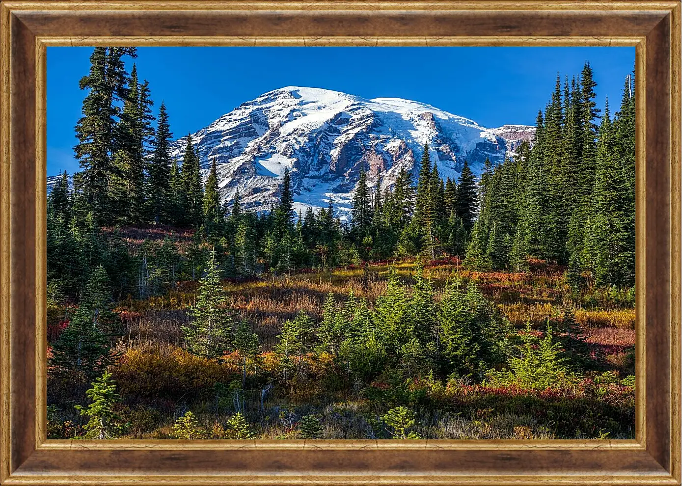 Картина в раме - Пейзаж