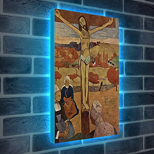 Лайтбокс световая панель - The Yellow Christ. Поль Гоген