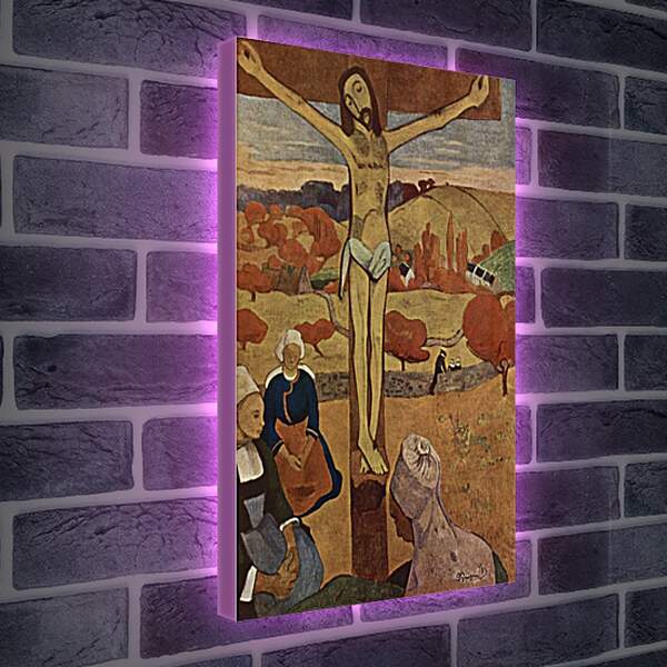 Лайтбокс световая панель - The Yellow Christ. Поль Гоген