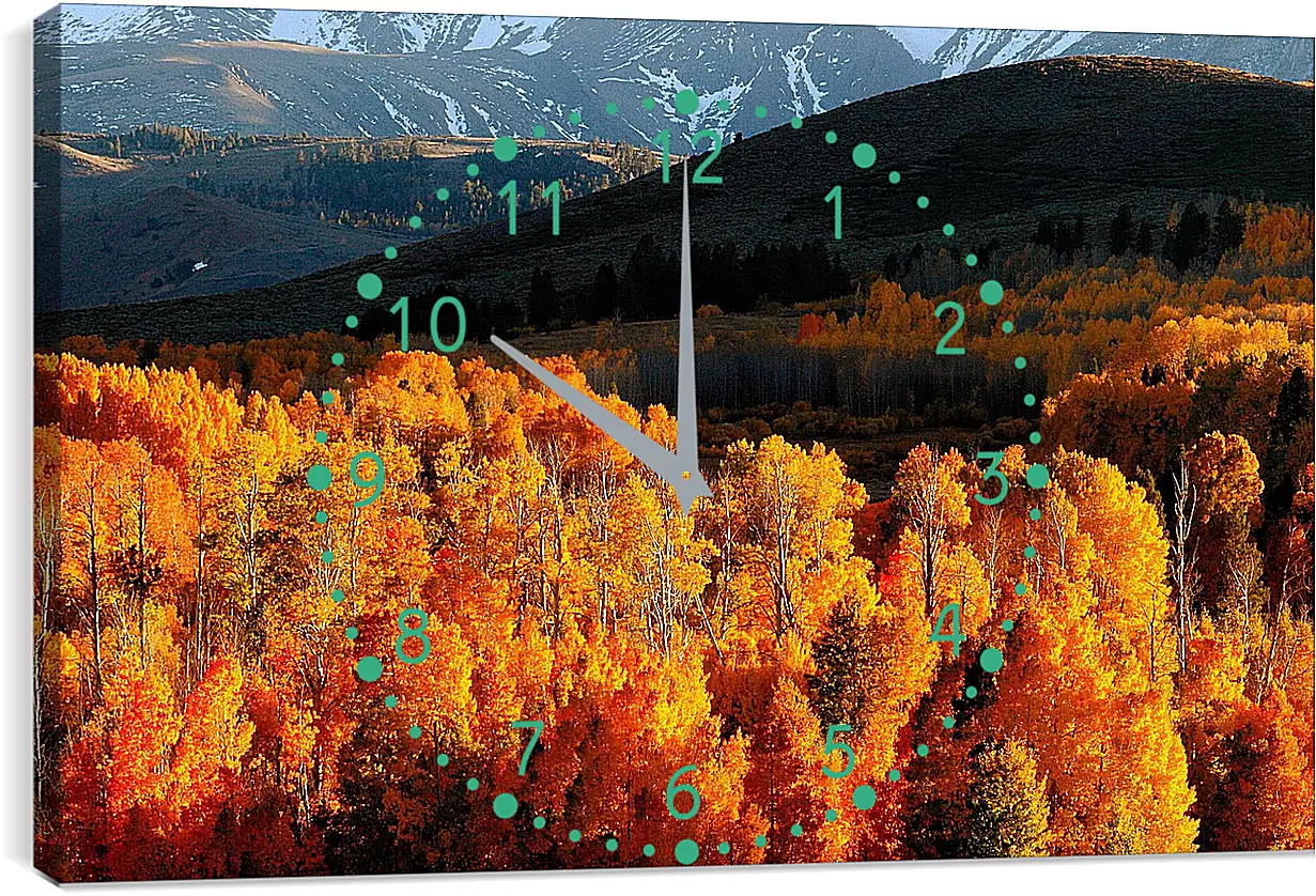Часы картина - Осень
