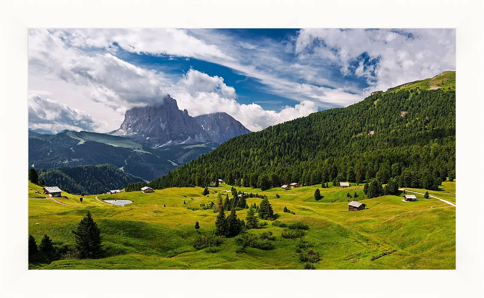 Картина в раме - Пейзаж