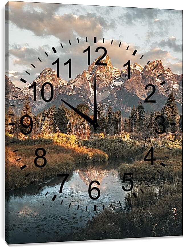 Часы картина - Пейзаж