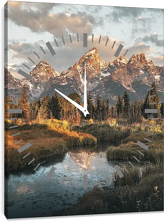 Часы картина - Пейзаж