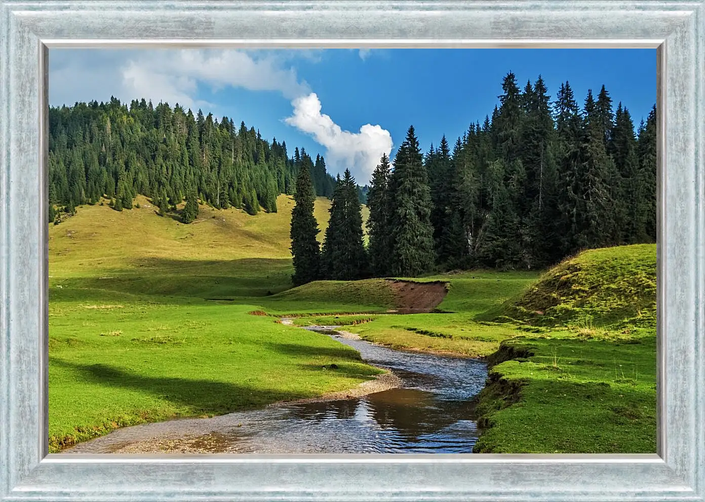 Картина в раме - Пейзаж