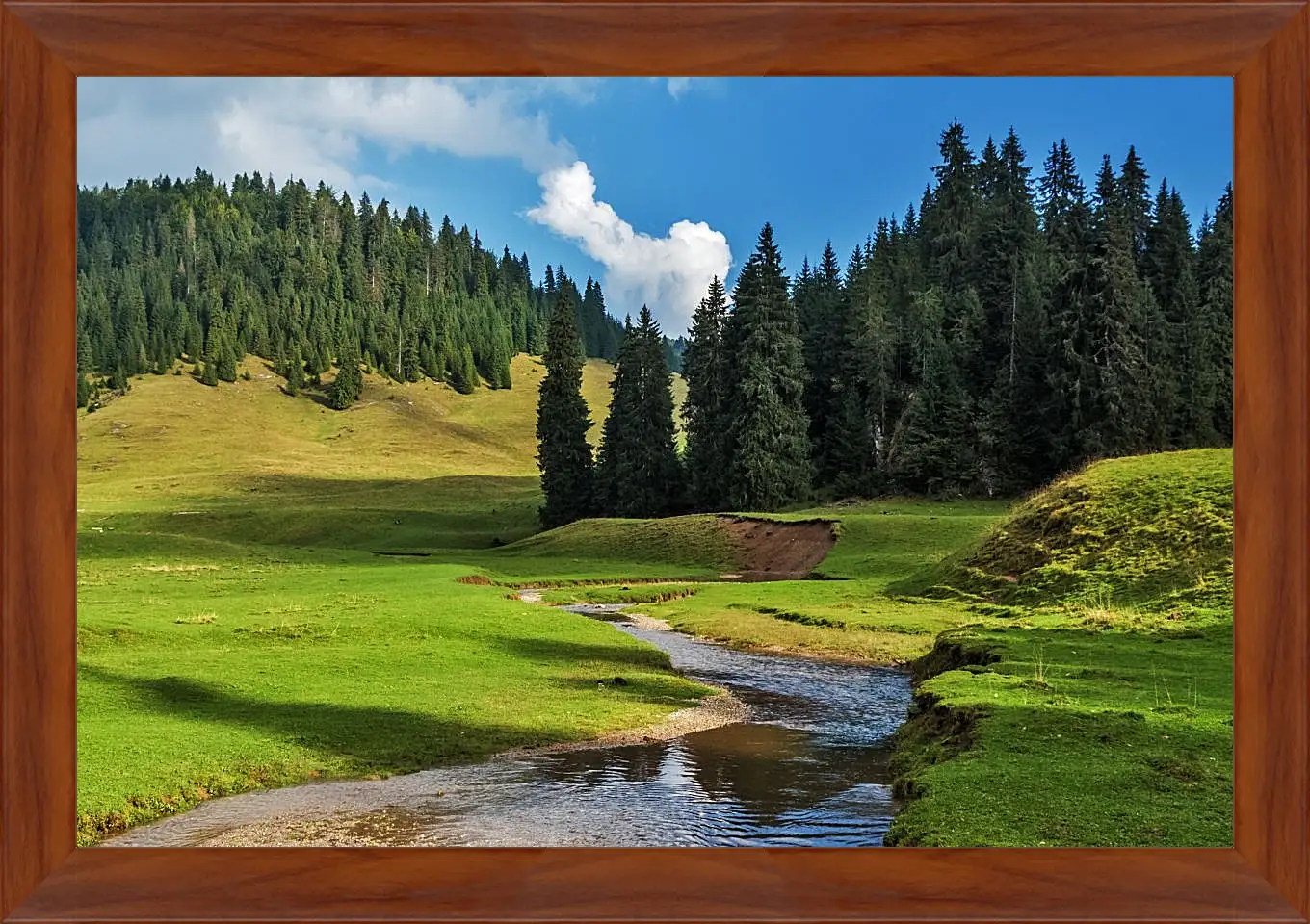 Картина в раме - Пейзаж