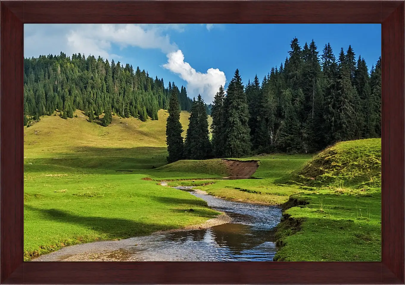 Картина в раме - Пейзаж