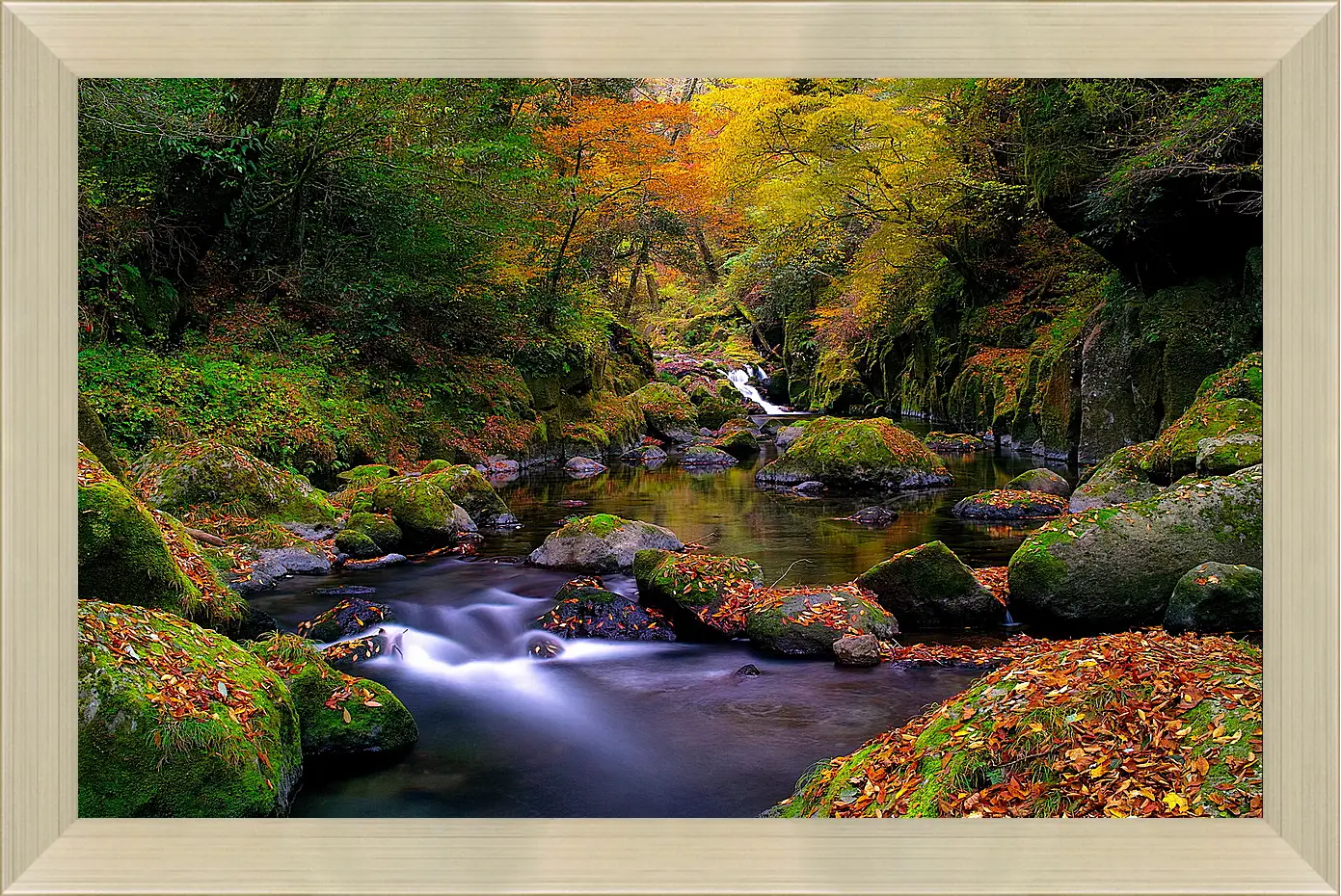 Картина в раме - Осень