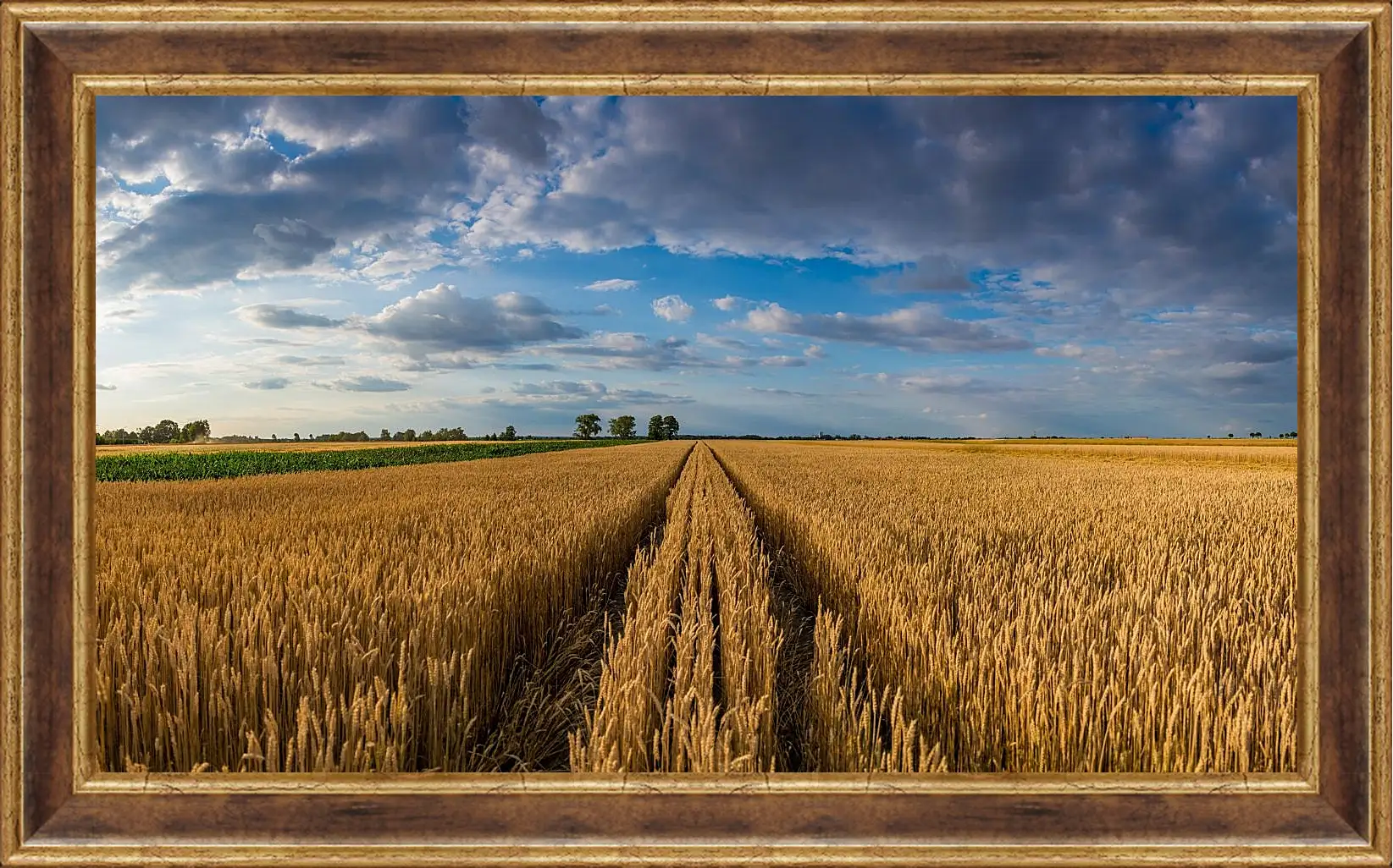 Картина в раме - Пейзаж