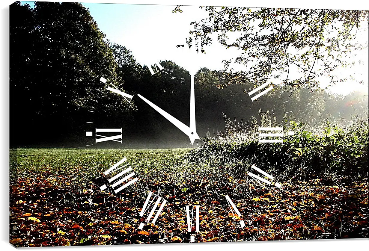 Часы картина - Осень
