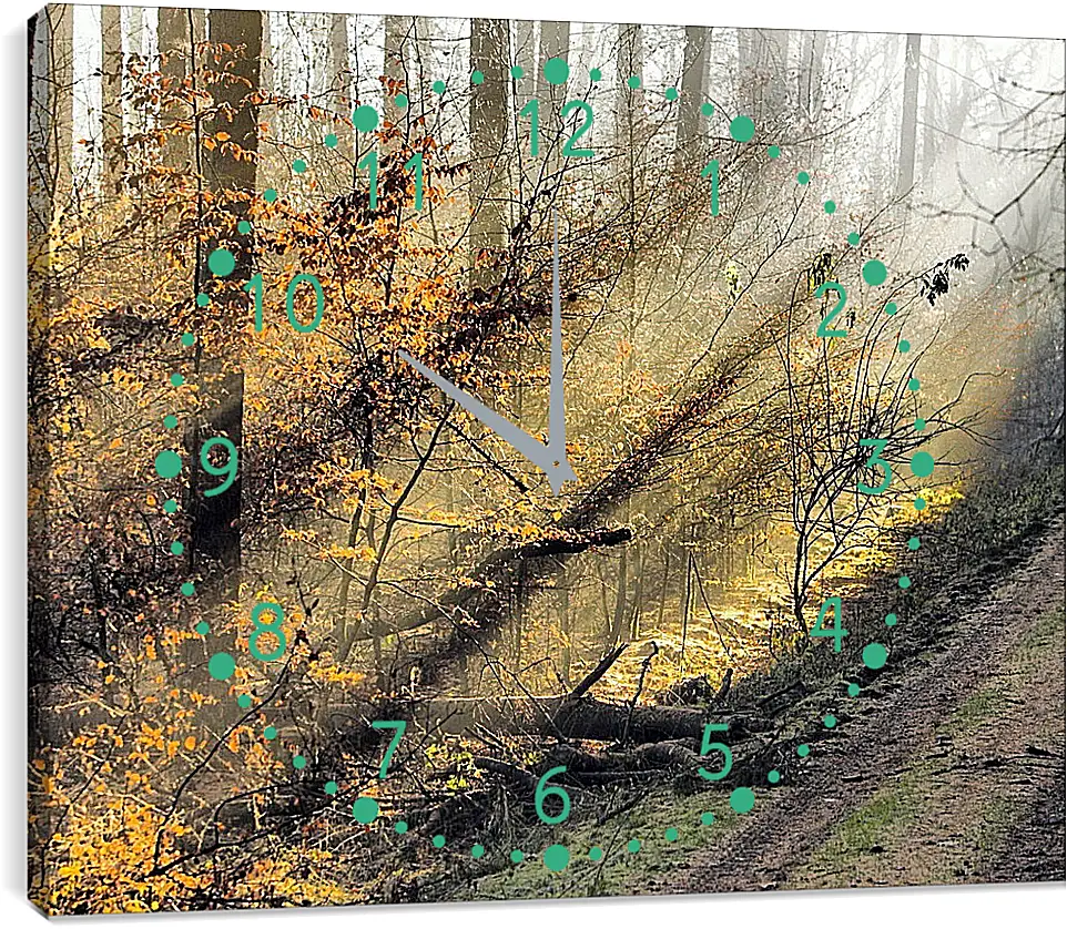 Часы картина - Осень