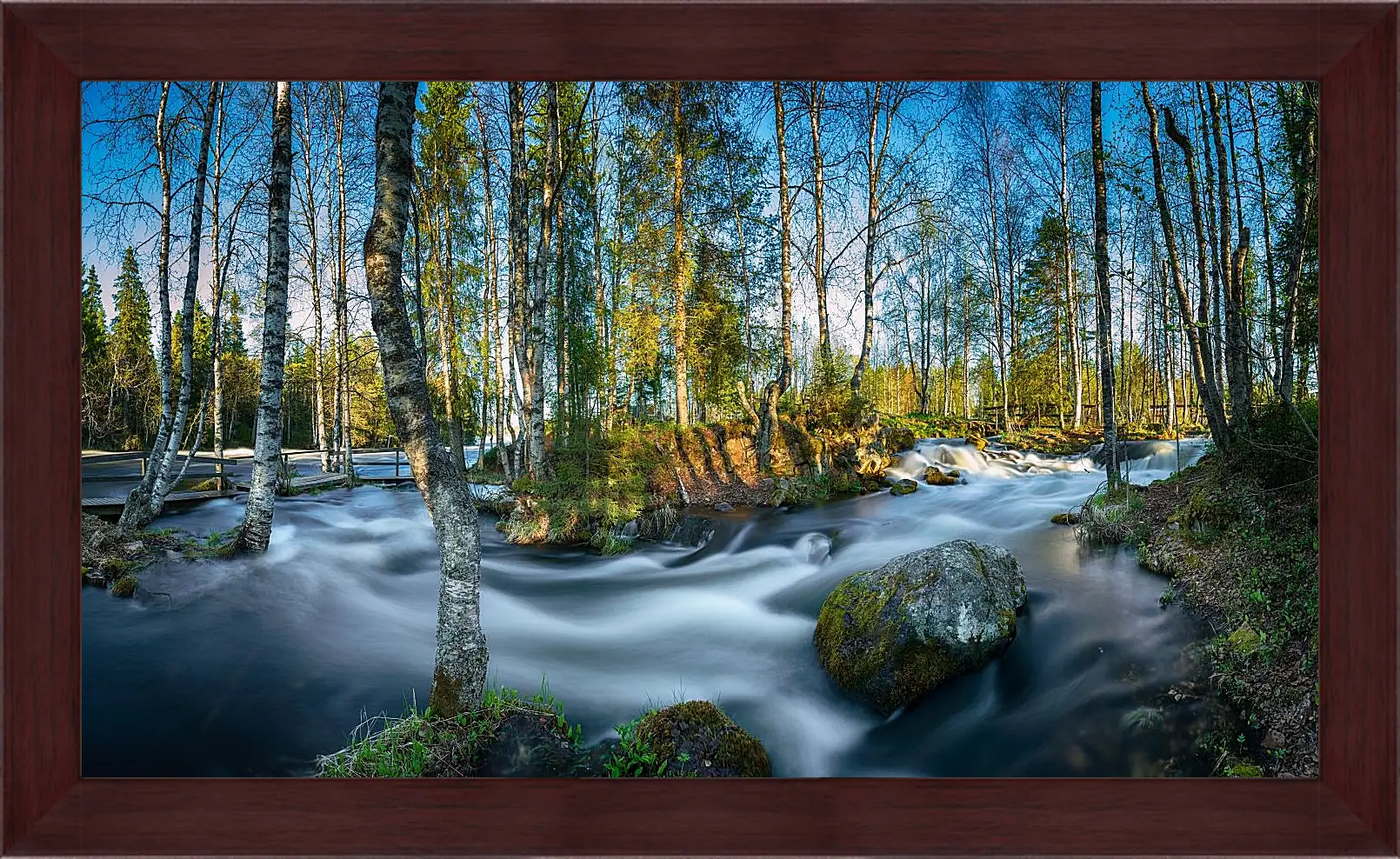 Картина в раме - Пейзаж