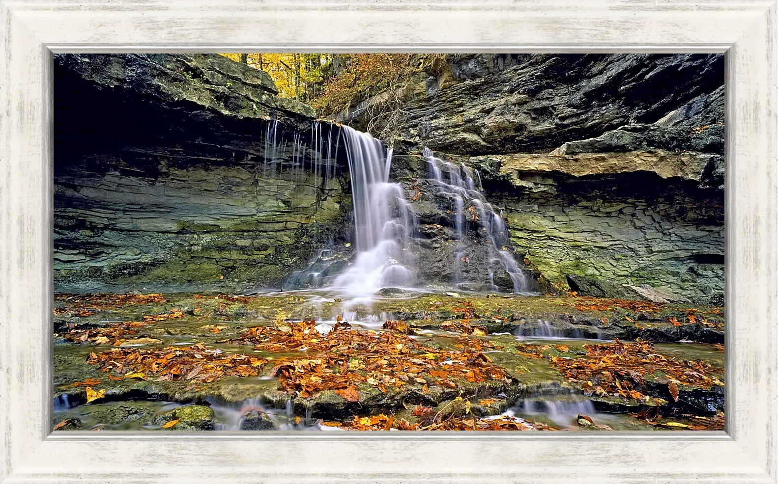 Картина в раме - Осень