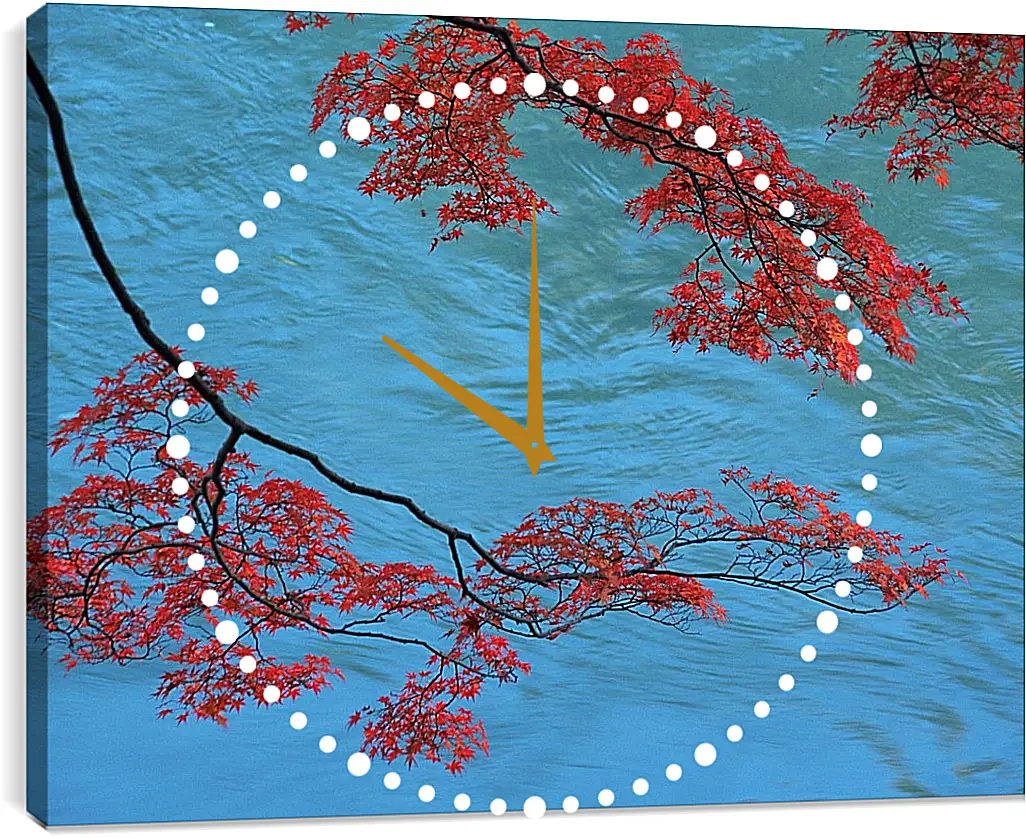 Часы картина - Осень