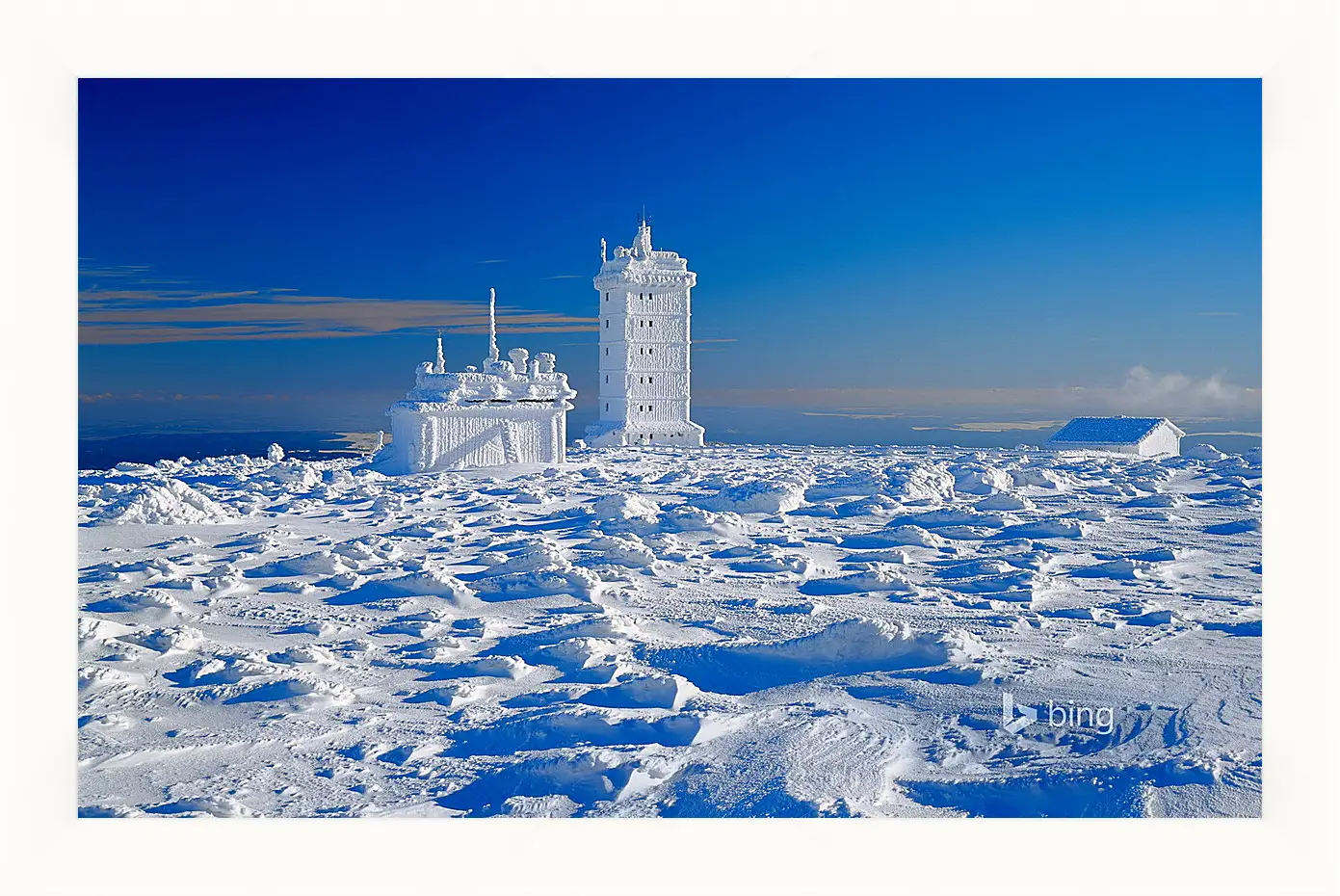 Картина в раме - Зима