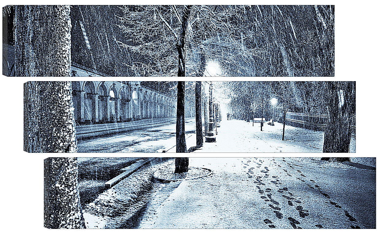Модульная картина - Зима