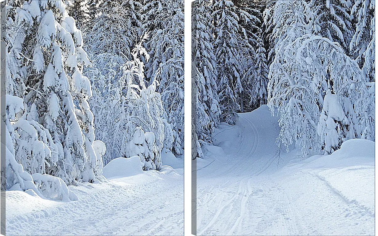 Модульная картина - Зима