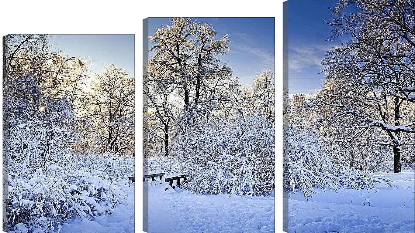 Модульная картина - Зима