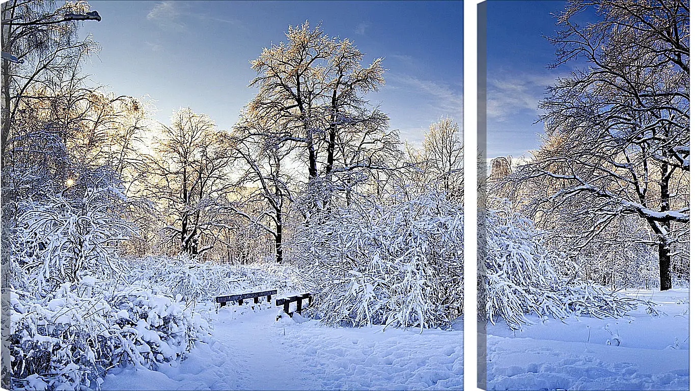 Модульная картина - Зима