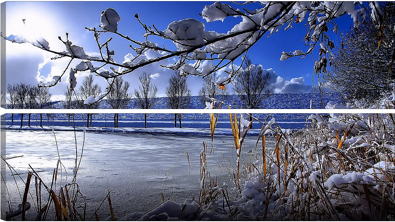 Модульная картина - Зима