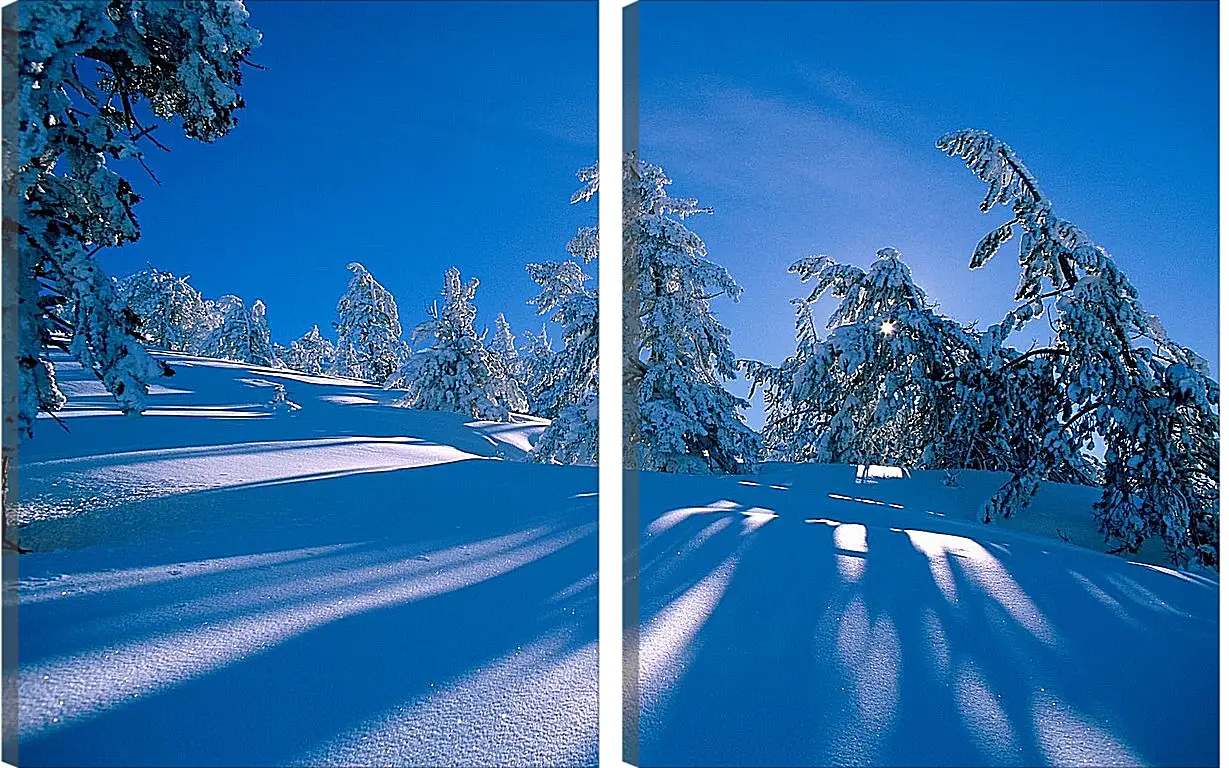 Модульная картина - Зима