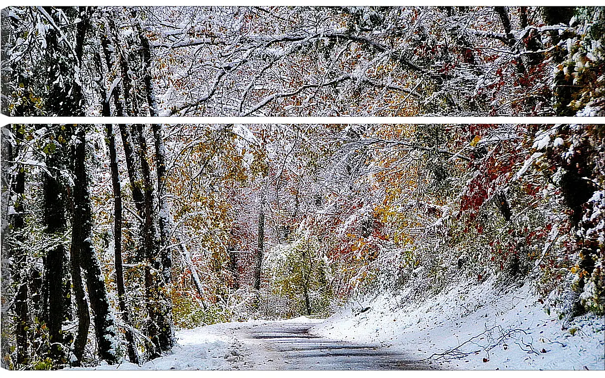 Модульная картина - Зима