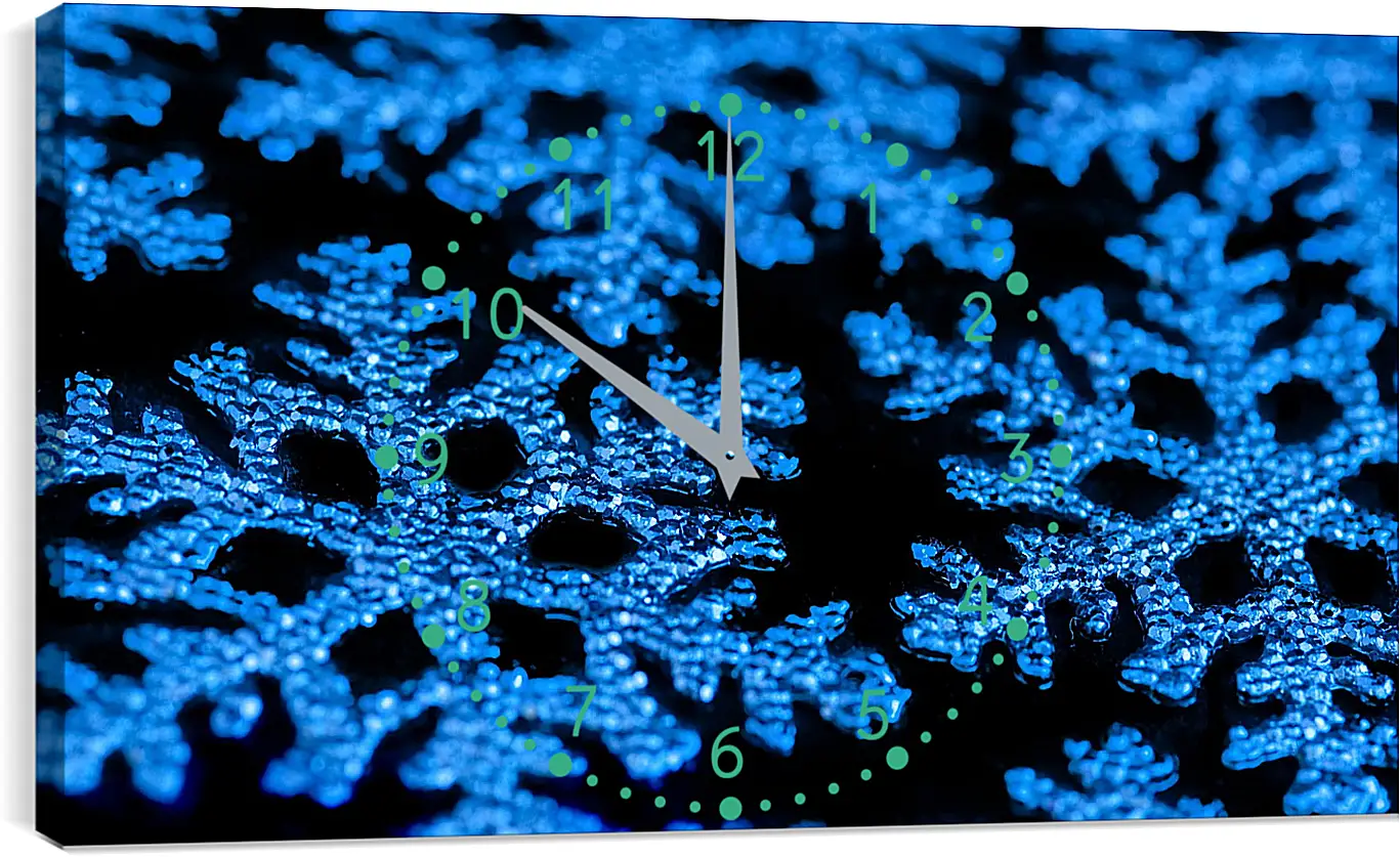Часы картина - Зима