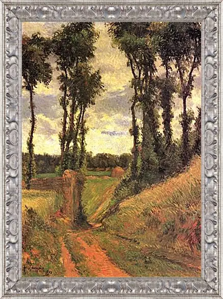 Картина в раме - Pappeln. Поль Гоген