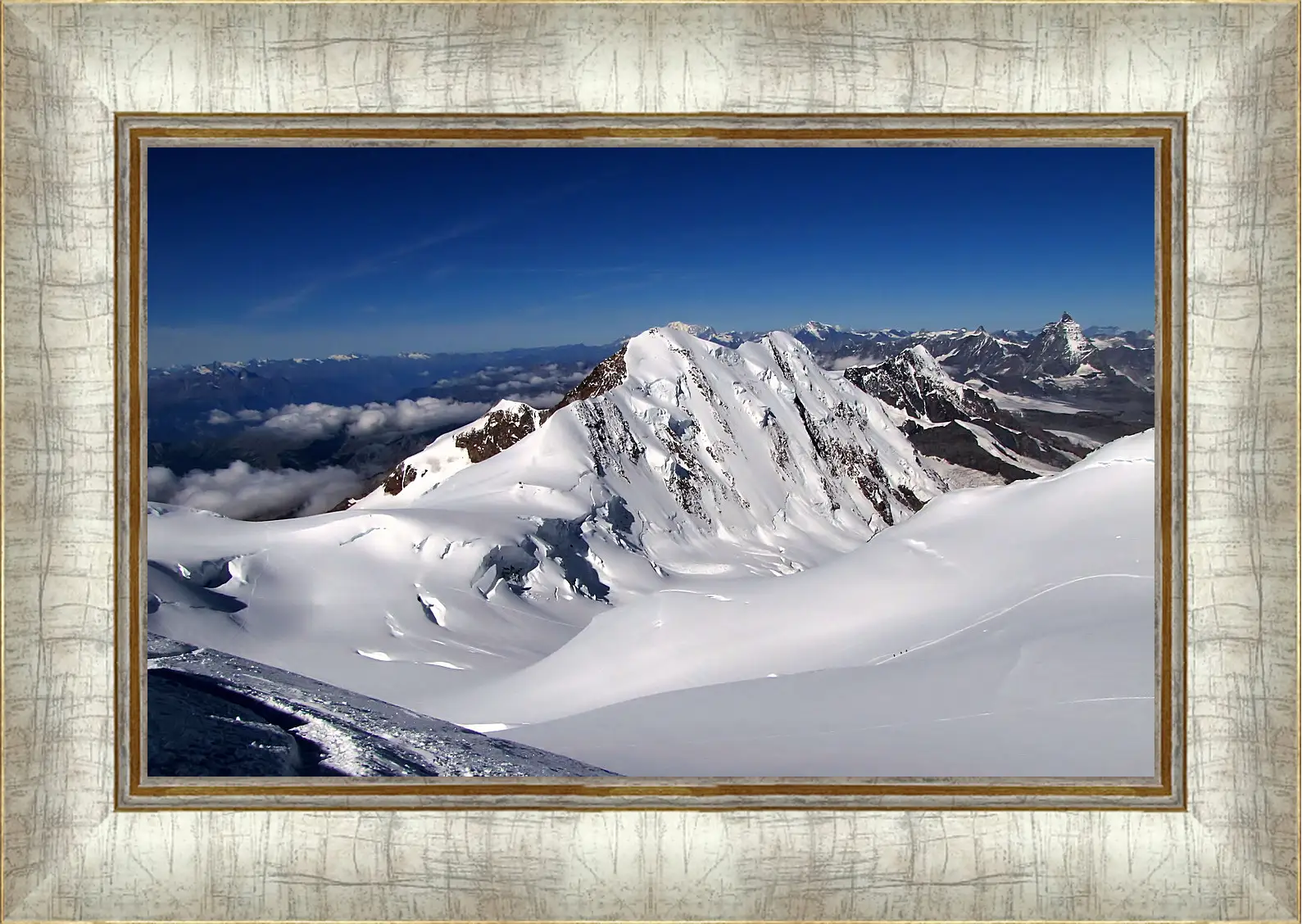 Картина в раме - Зима