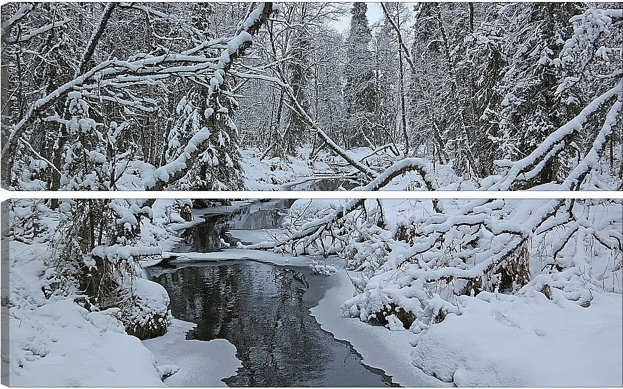 Модульная картина - Зима