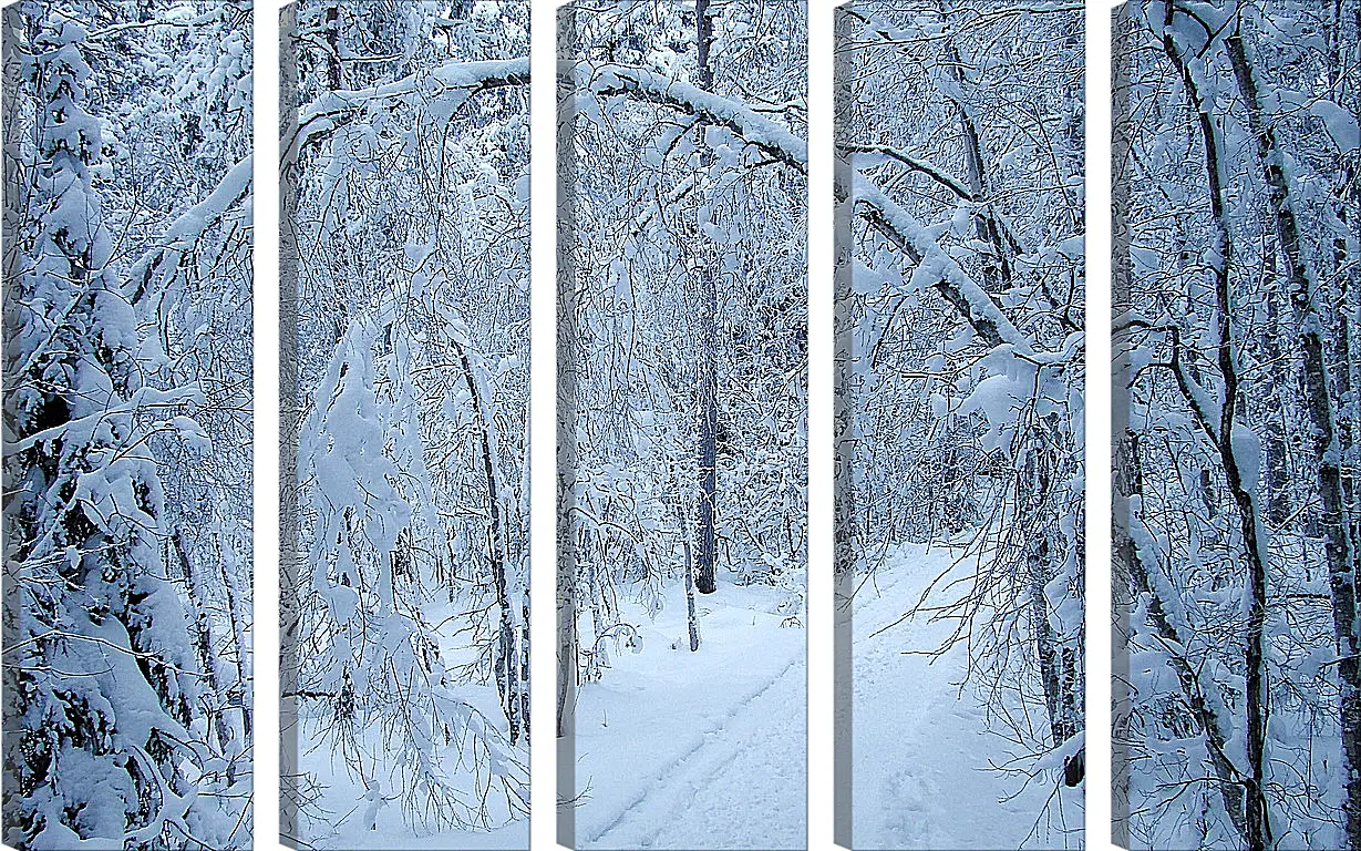 Модульная картина - Зима