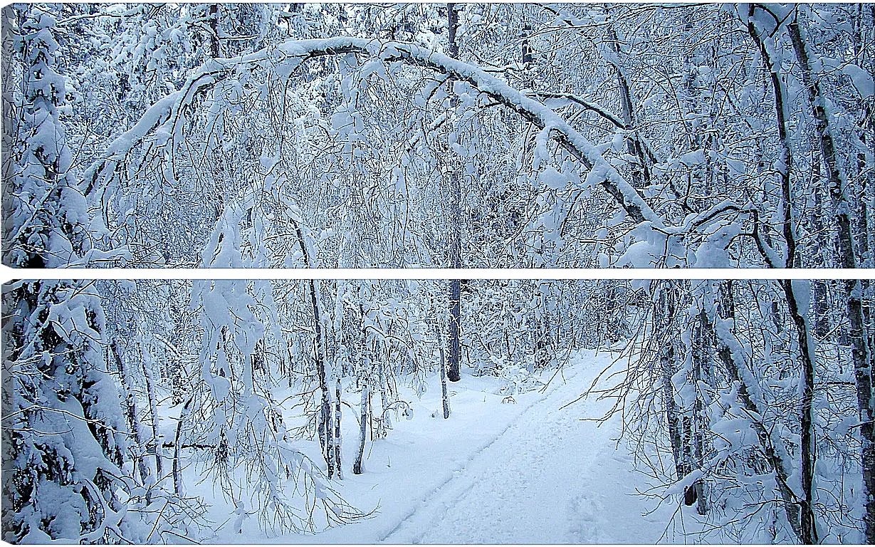 Модульная картина - Зима