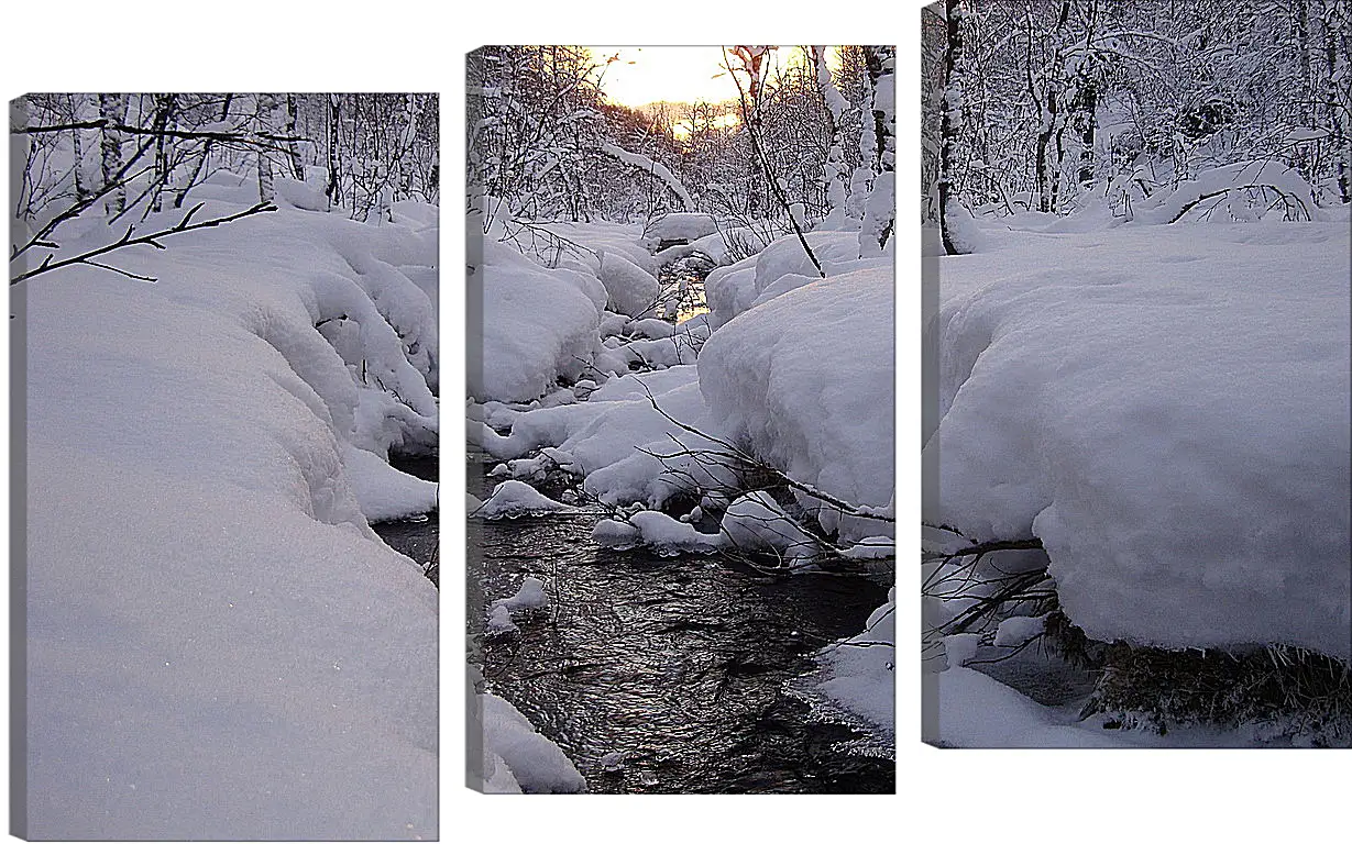 Модульная картина - Зима