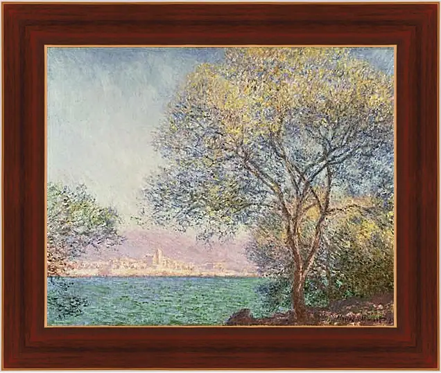 Картина в раме - Morning at Antibes. Клод Моне
