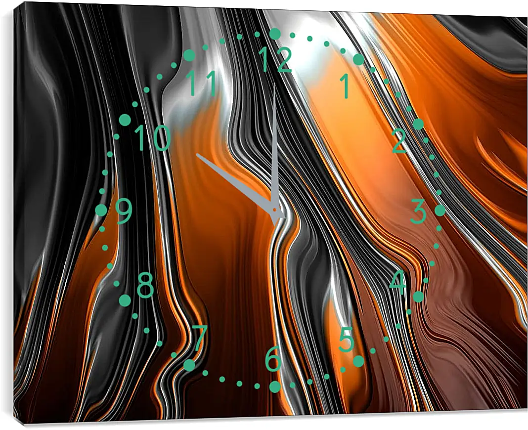Часы картина - Абстракция