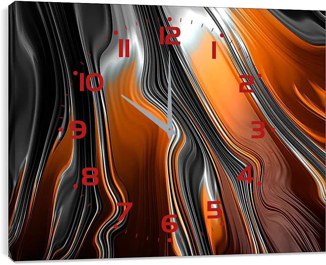 Часы картина - Абстракция
